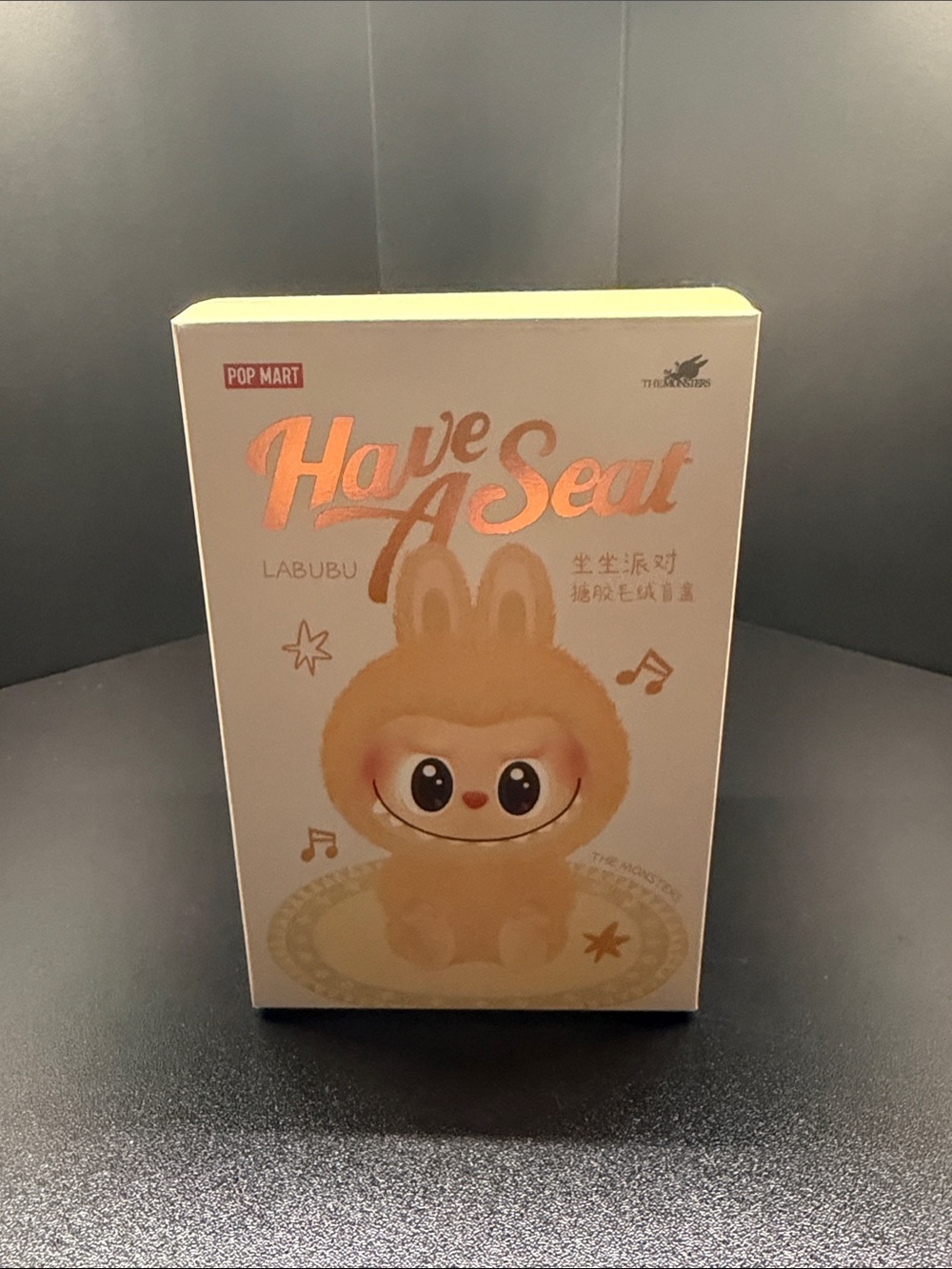 Pop Mart Have A Seat Labubu Bunny Plush - Sealed Blind Box